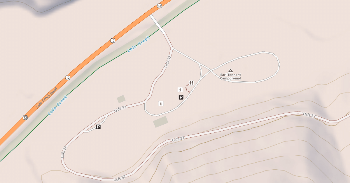 Map preview of EARL TENNANT WAREHOUSE