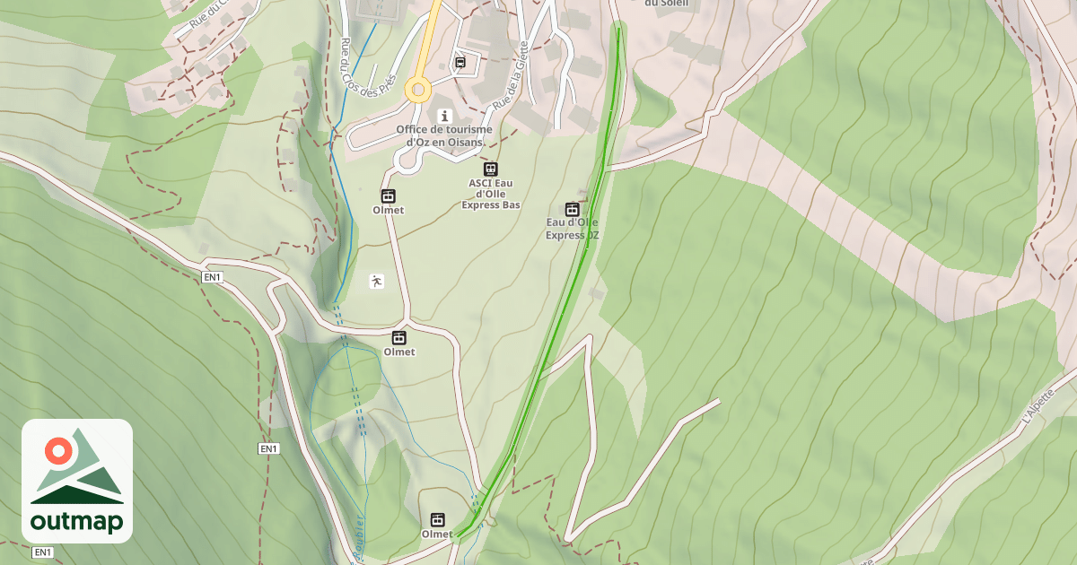 Map of Retour TC Alpette