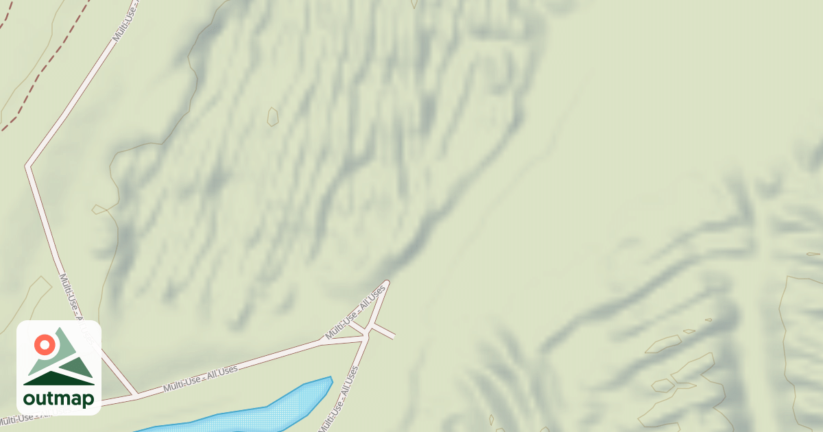 Map of Interlake State Recreation Area Trails