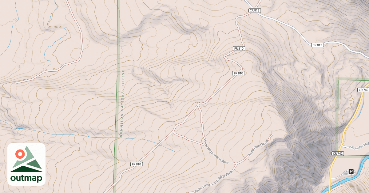 Map of TRIANGLE (ALMONT)