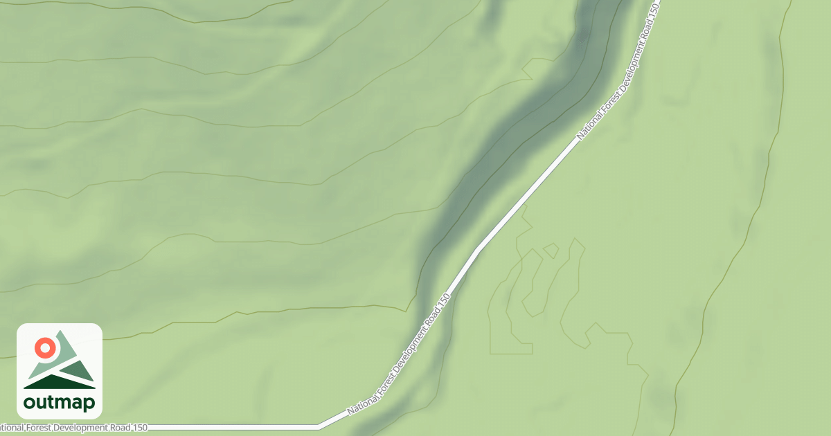 Map of ROCK CREEK M