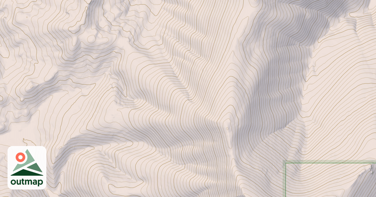Map of DRY FORK SPUR A