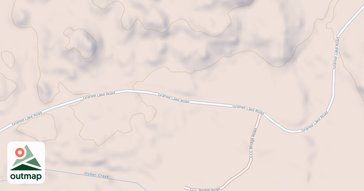 Map of GRANITE LAKE