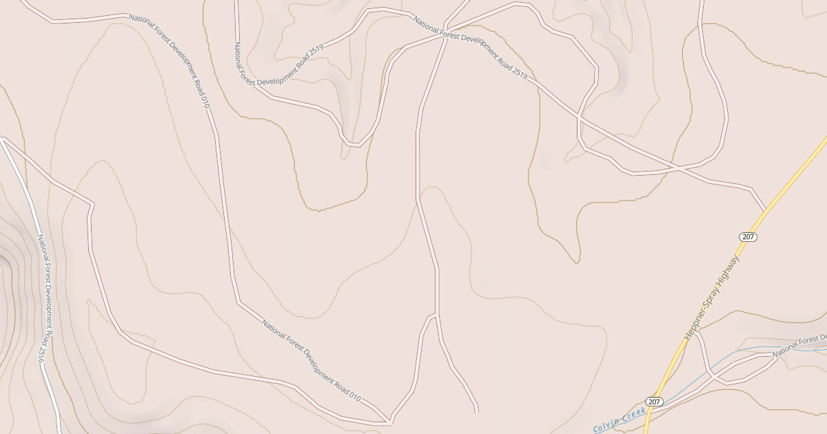 Map preview of USFS Motor Vehicle Use Map Roads {B5036672-5DA0-4450-9C9E-7CD02932F01F}