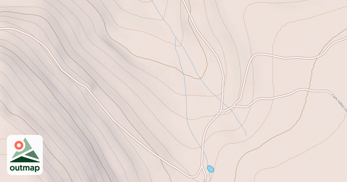 Map of CLARK VALLEY SPUR
