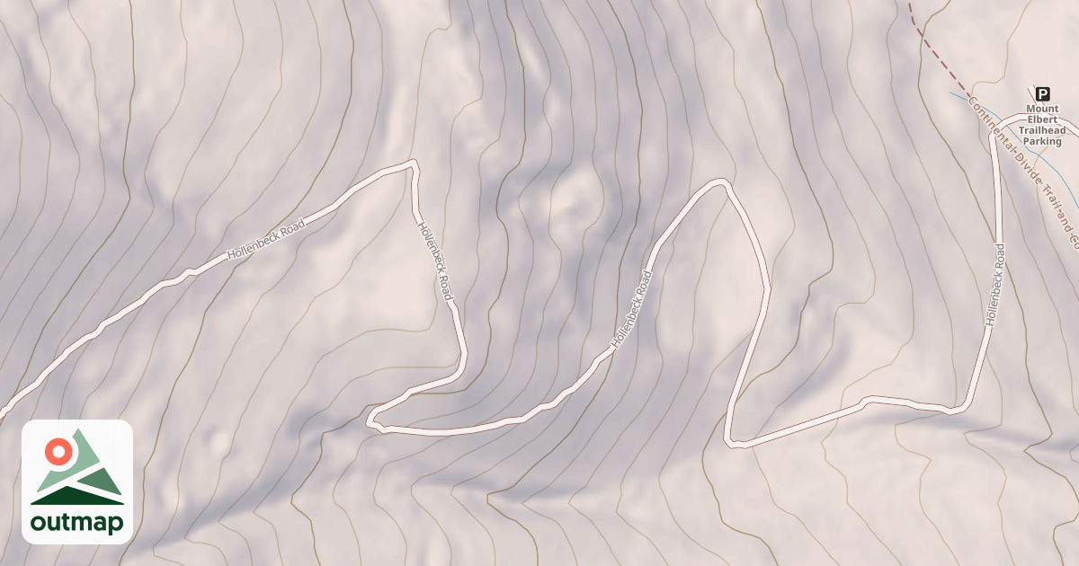 Map of HOLLENBECK