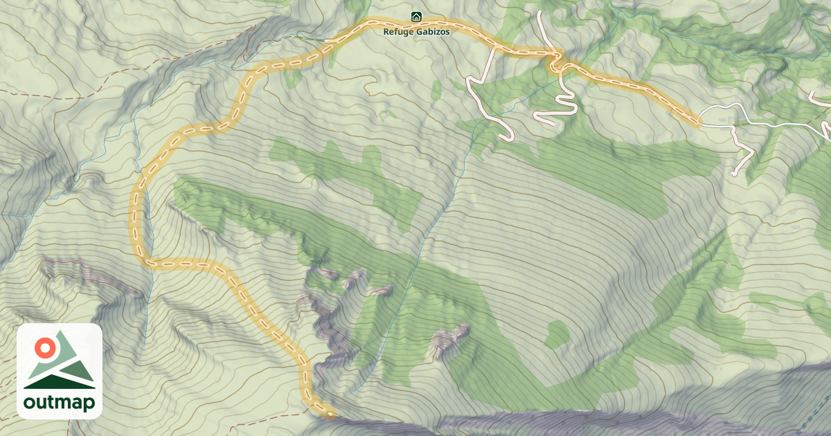 Map of Pointe de Surgatte — Moura