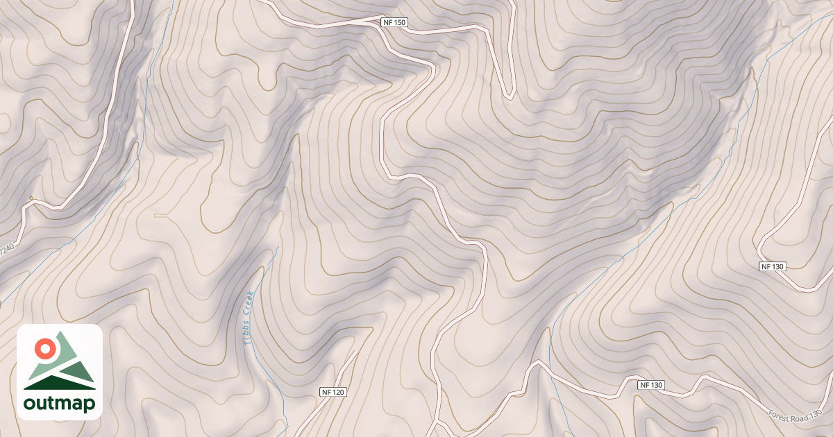 Map of USFS National Forest System Roads {70E8461D-9D95-42F9-989A-8B840E4F5A1D}