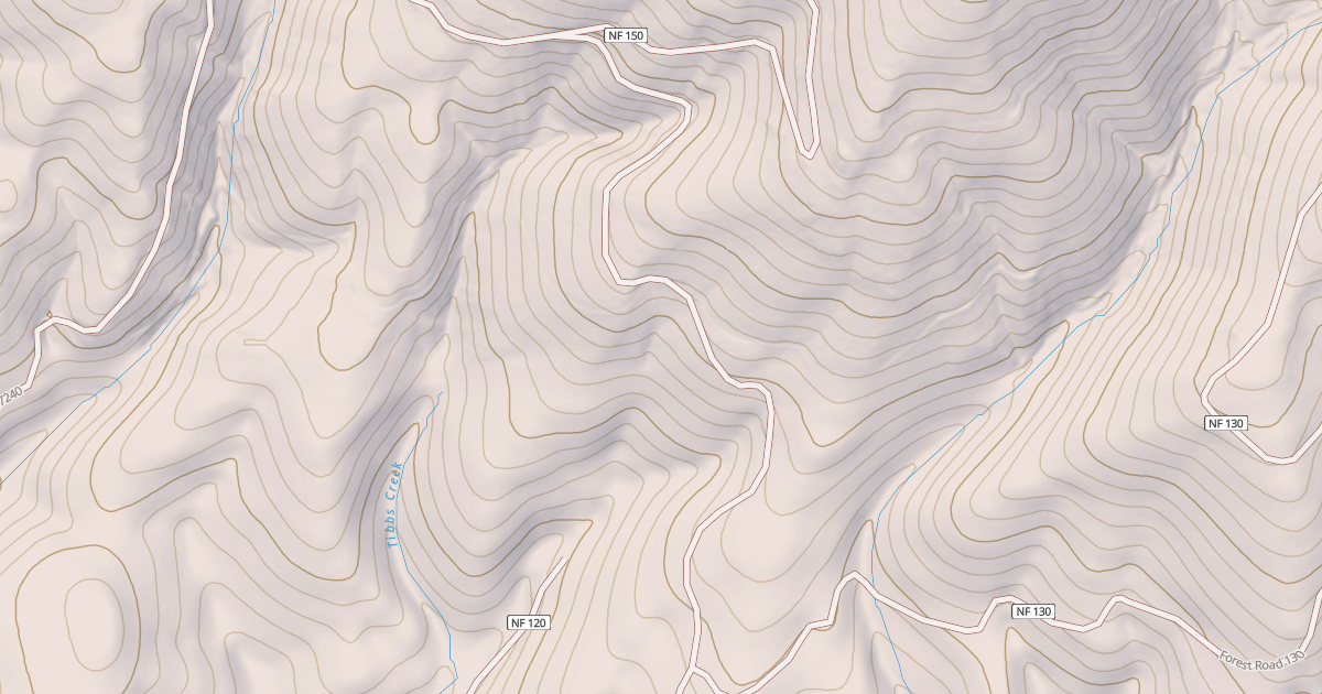 Map preview of USFS National Forest System Roads {70E8461D-9D95-42F9-989A-8B840E4F5A1D}