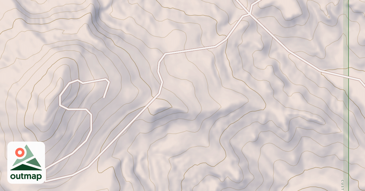 Map of LISCOM BUTTE LOOKOUT