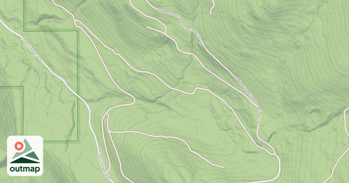 Map of ALADDIN MTN