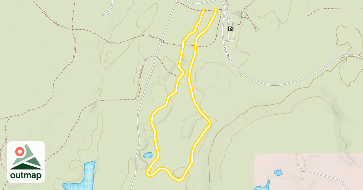 Map of Poplar Creek Trail