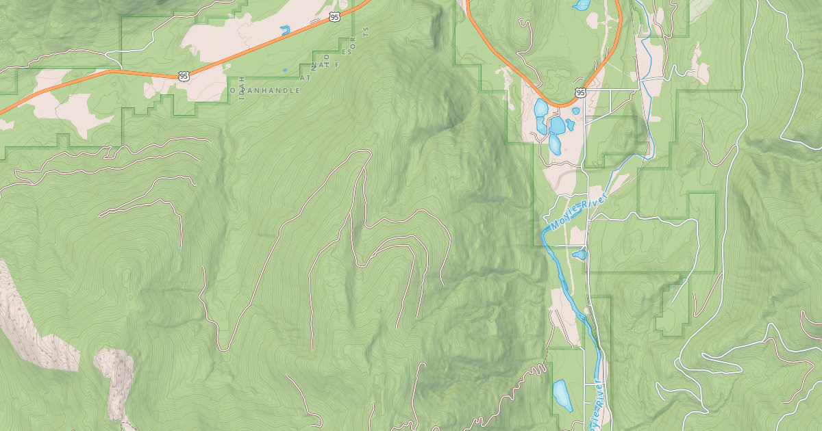 Map preview of Sidehill