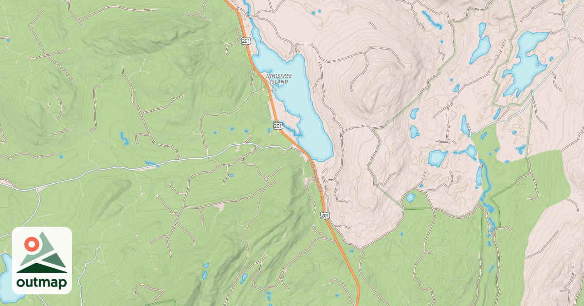 Map of Parlin Pond connector