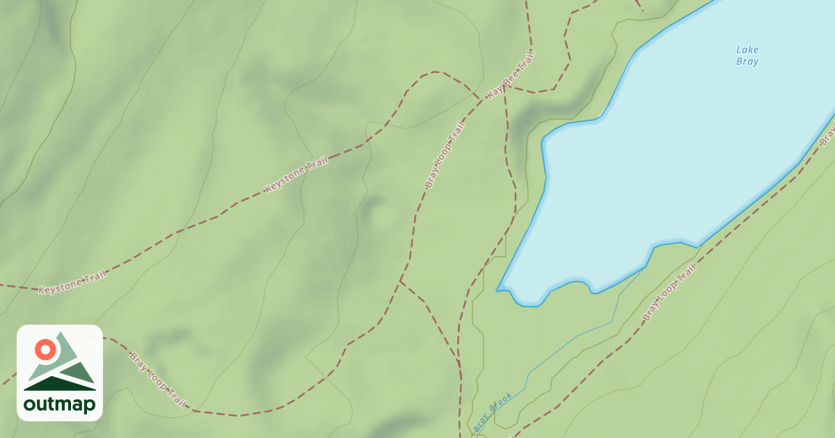 Map of Bray Loop Trail