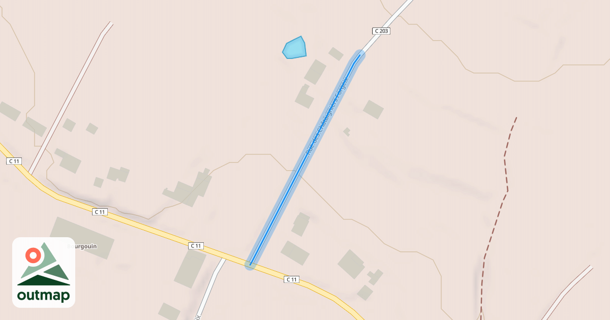 Map of Rue des Châtaigniers Forgeix