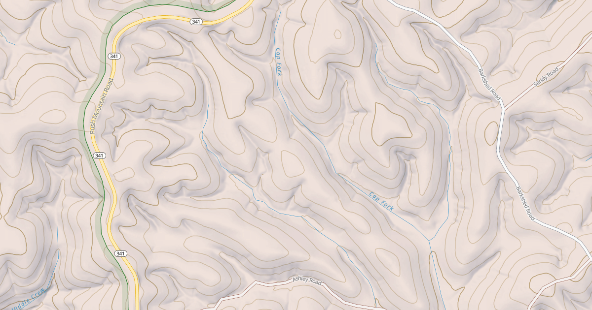 Map preview of USFS National Forest System Roads {5B8D3AC0-C3EE-418E-A1DB-D346B7993950}
