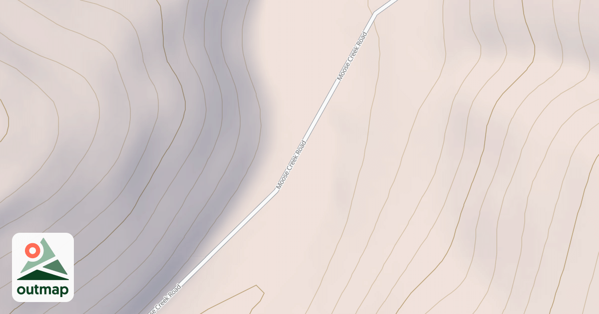 Map of MOOSE CR DISPERSED E