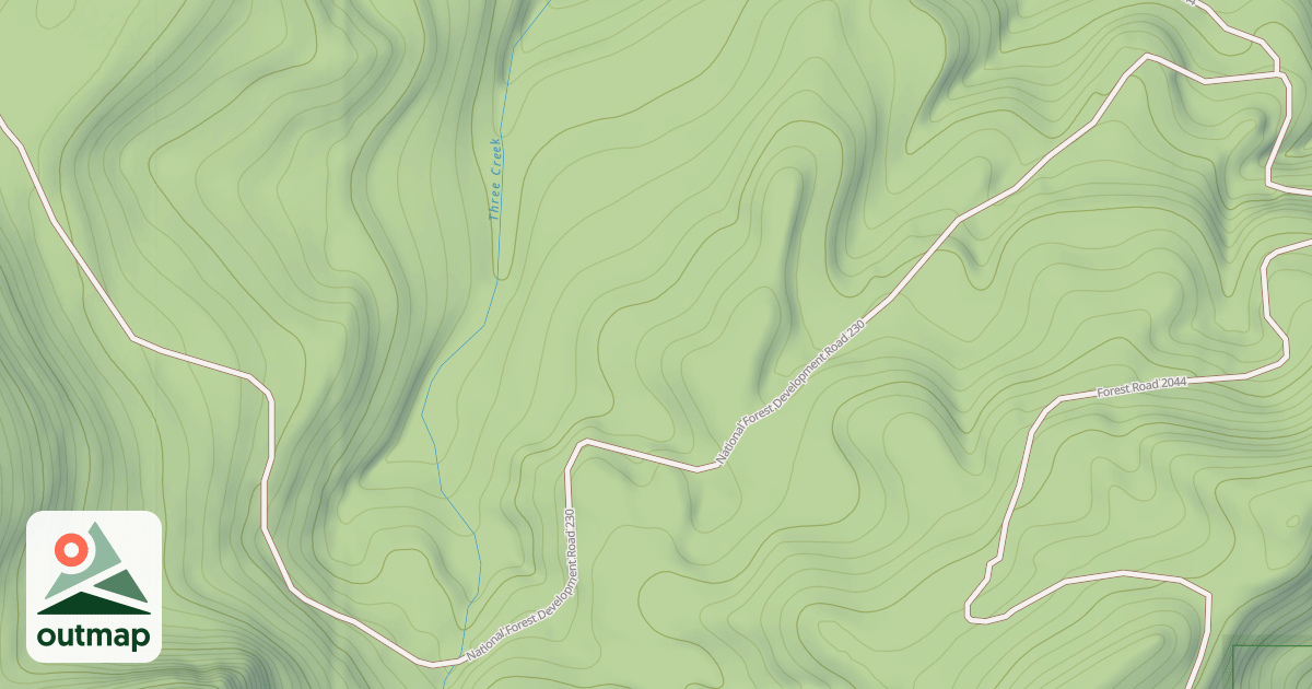 Map of GORDON LAKES RD