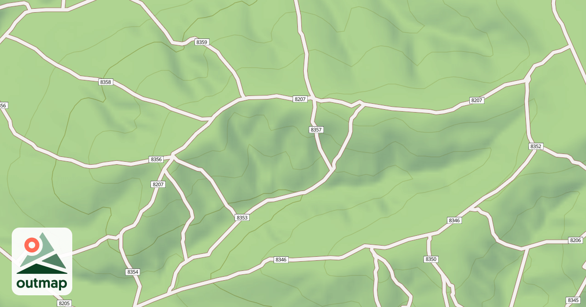 Map of USFS Motor Vehicle Use Map Trails 19293