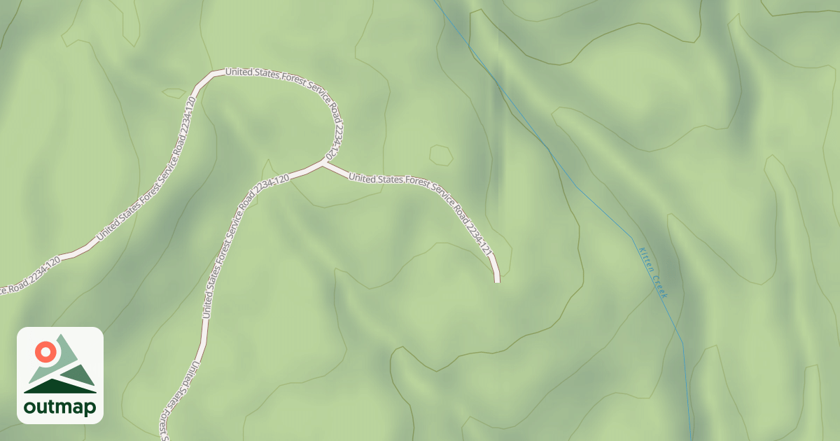 Map of USFS National Forest System Roads {BBB06573-0842-4EBF-9E7E-5BE4F34E7820}