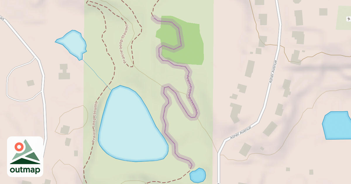 Map of Prairie Loop (south)