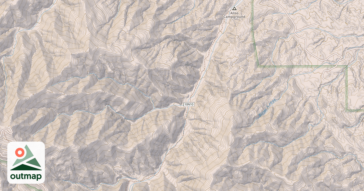 Map of HOG PEN SPRING