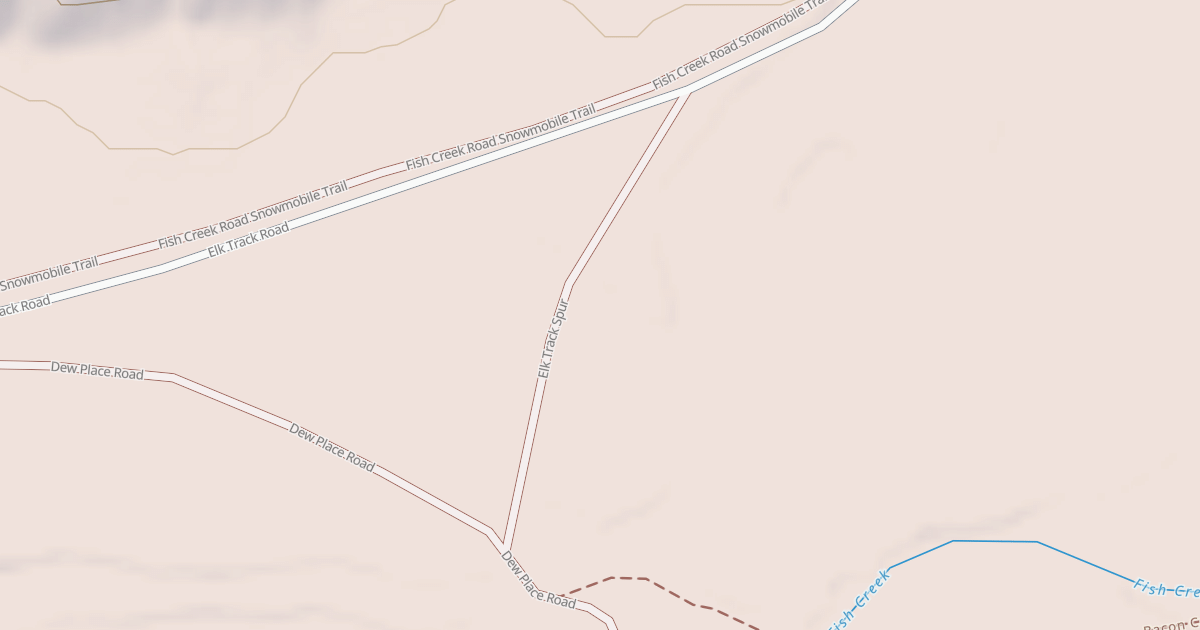 Map preview of ELK TRACK SPUR