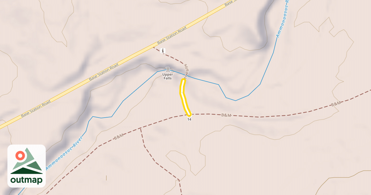 Map of Upper Falls