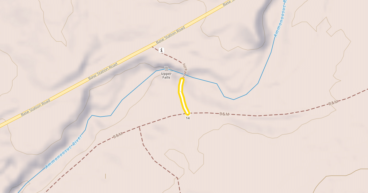 Map preview of Upper Falls