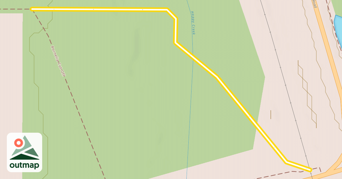 Map of Cornelia Direct Cut-Off