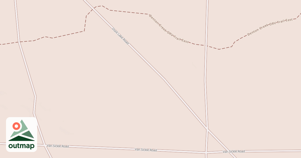 Map of Denton Creek Route