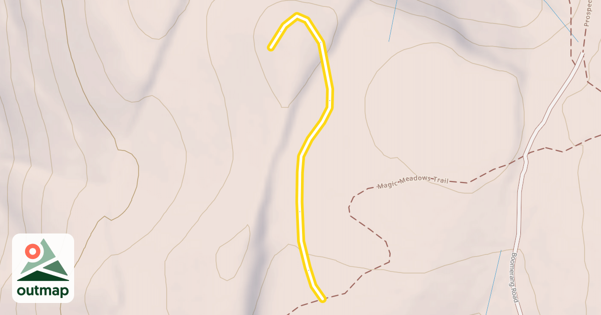 Map of Magic Meadow Loop