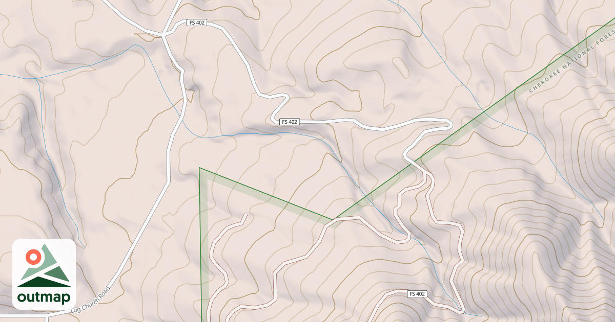 Map of ROCKY TOP
