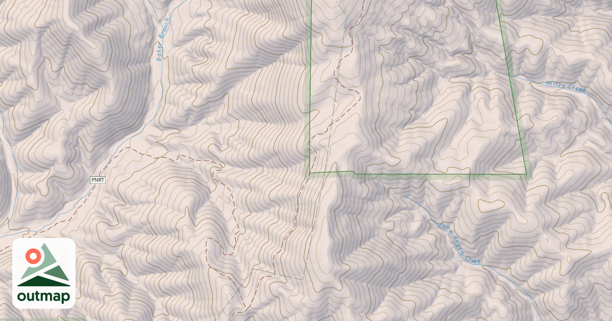 Map of TATUM MTN