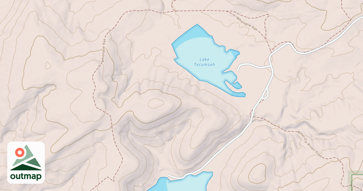Map of WHOOPIE CAT DAM