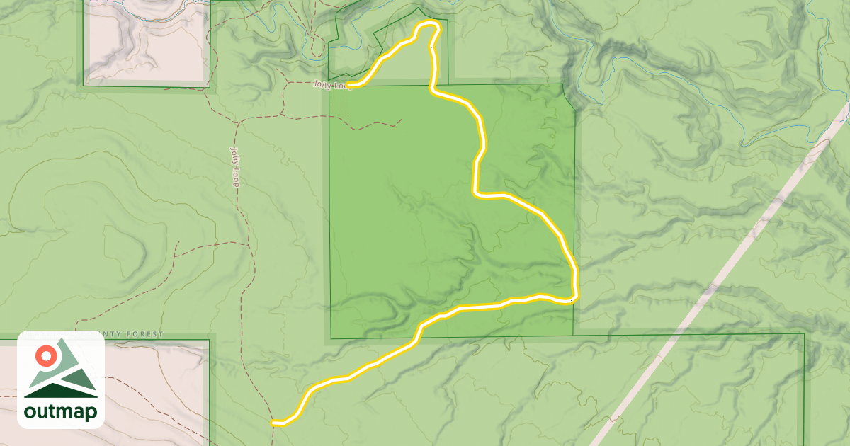 Map of Jolly Loop