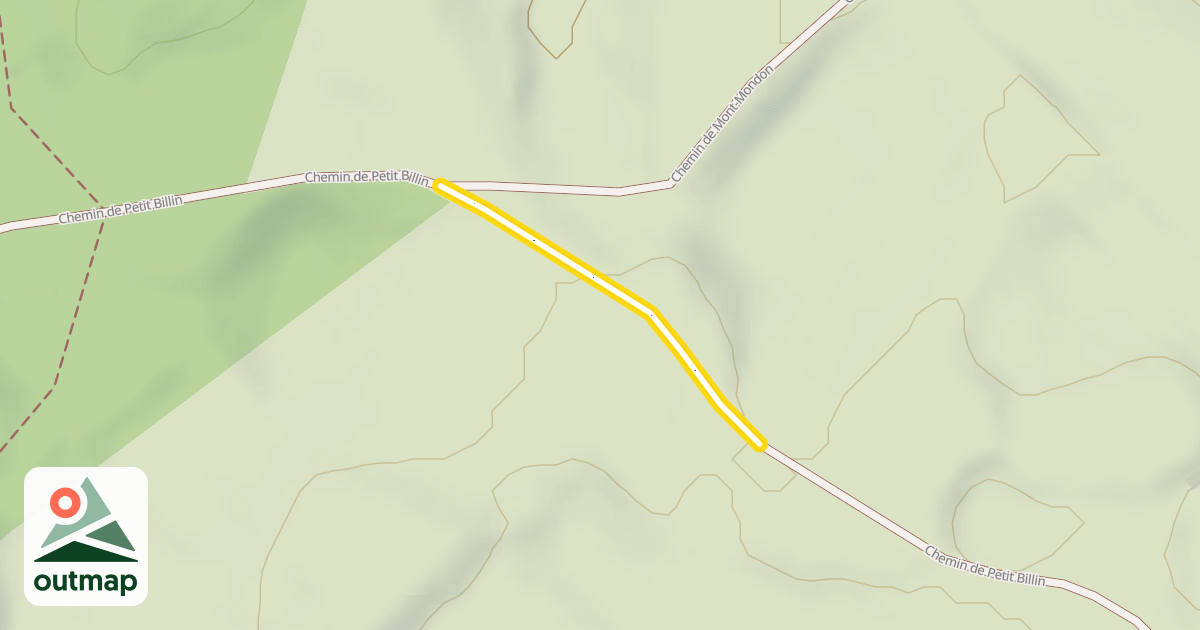 Map of Chemin de Petit Billin