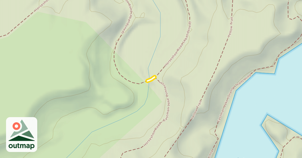 Map of Horseshoe Road (Abandoned)
