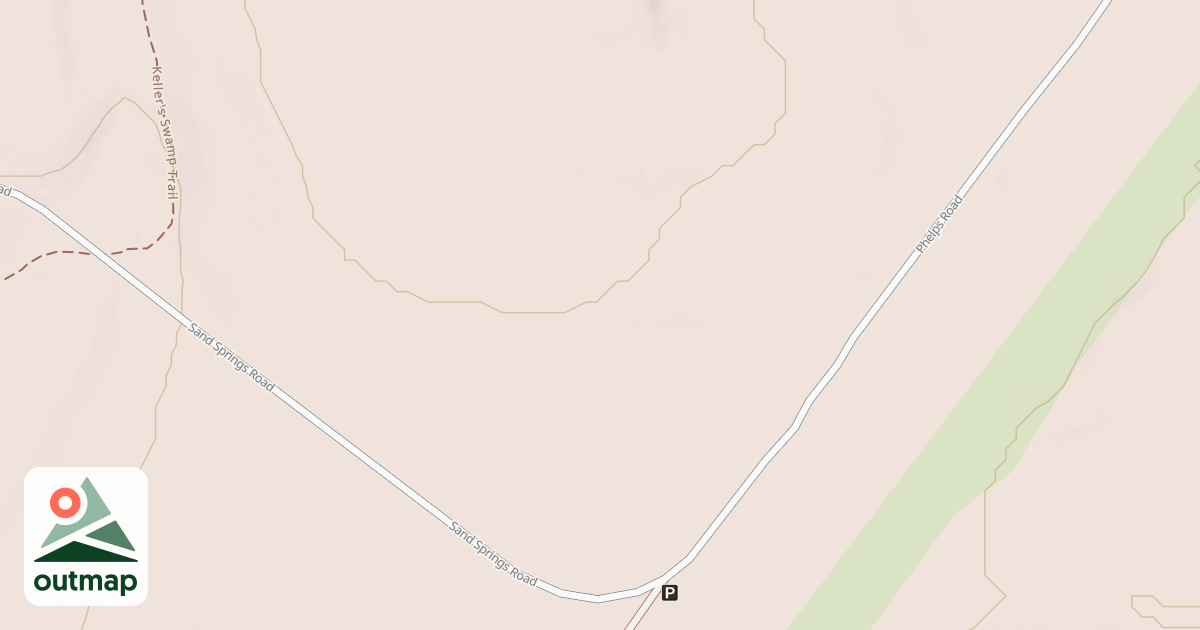 Map of Pinchot State Forest - Thornhurst Snowmobile Trails