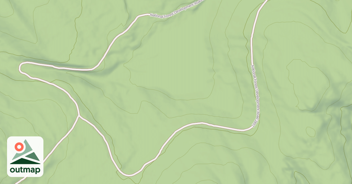 Map of GERGEN CREEK