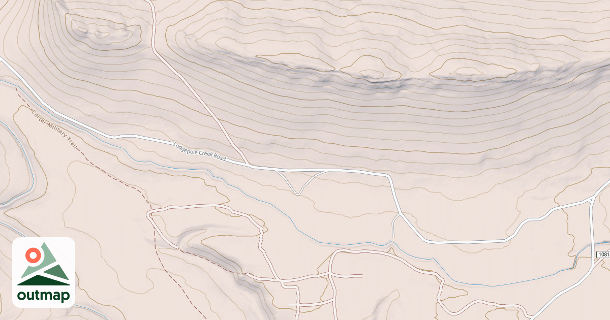 Map of LODGEPOLE CR