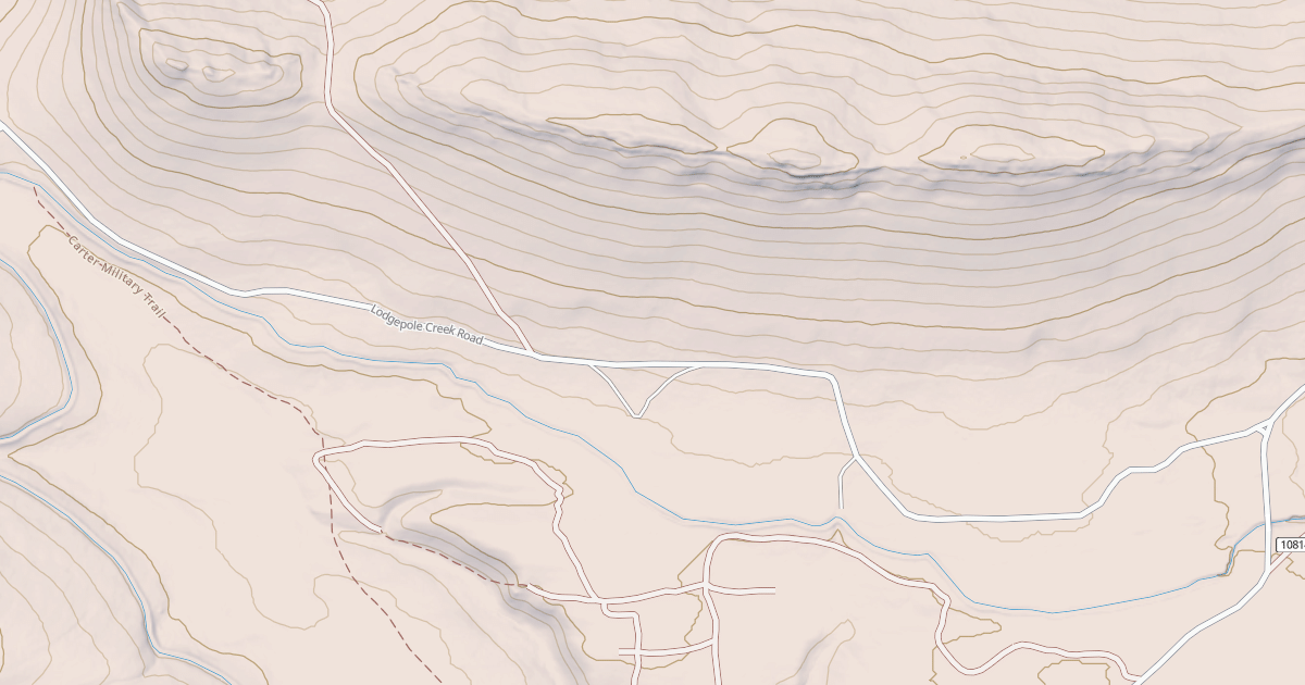 Map preview of LODGEPOLE CR