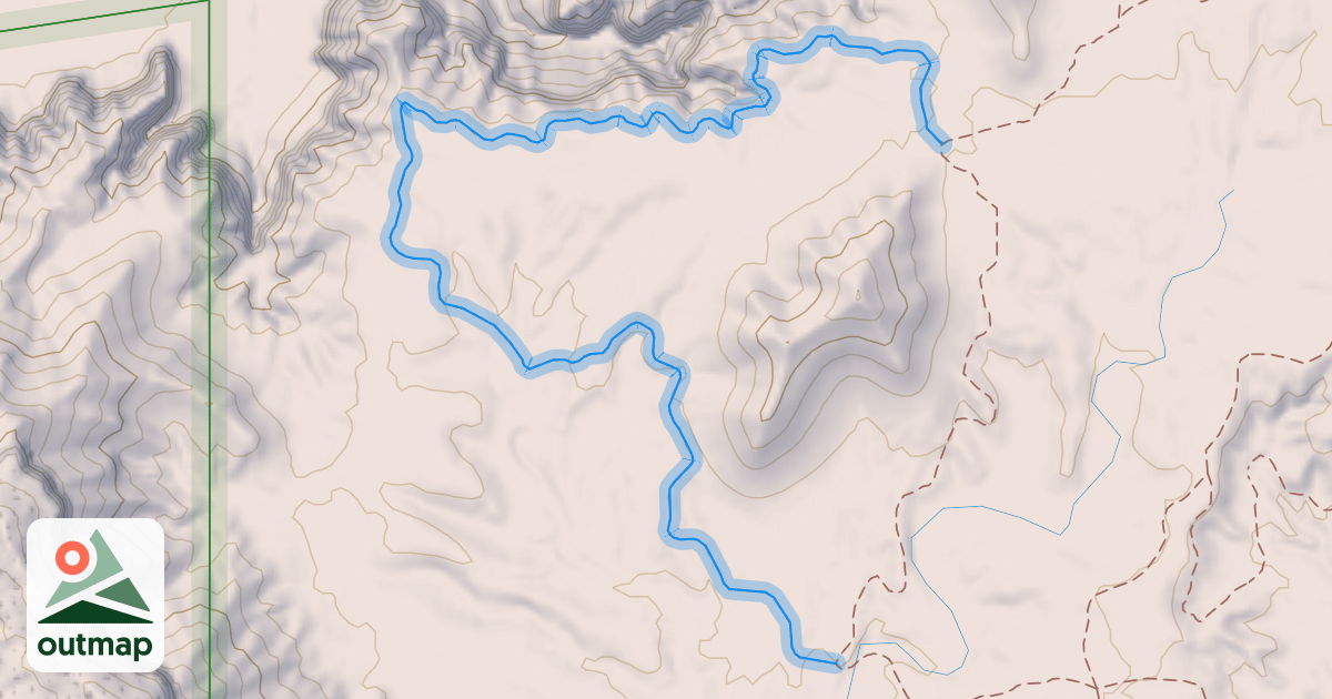 Map of Dark Side of the Moon Trail