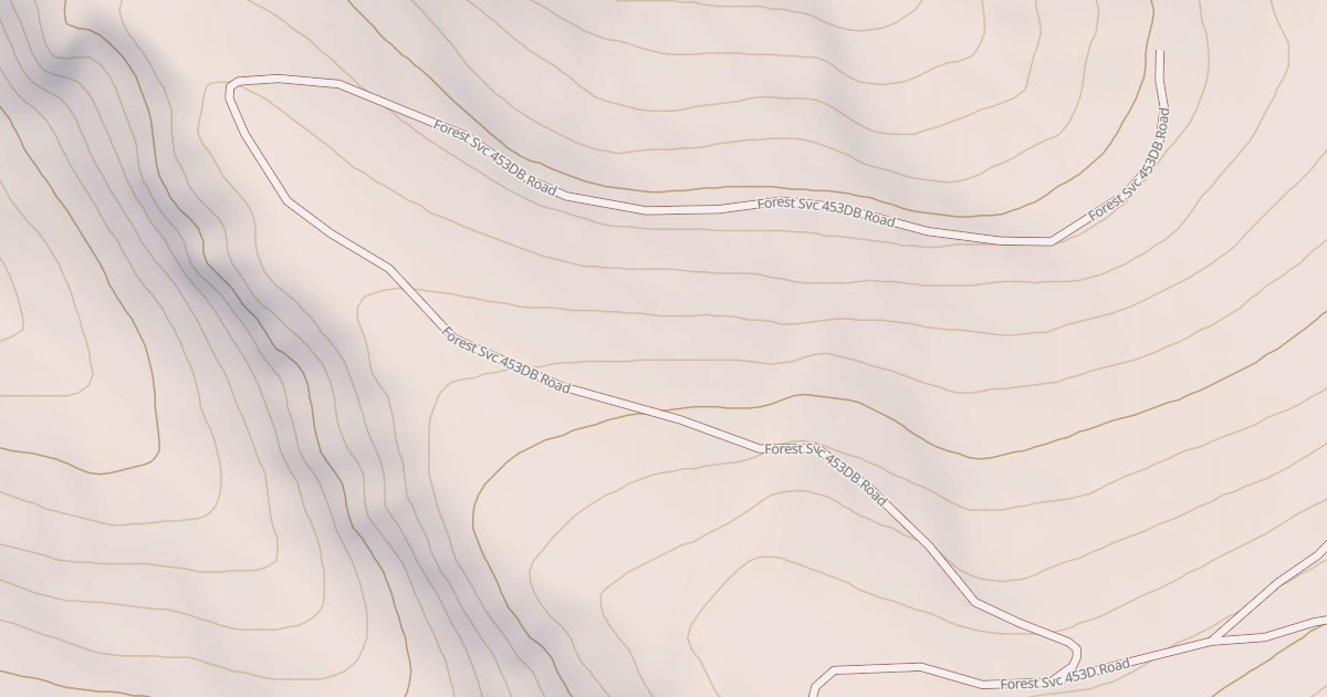 Map preview of USFS National Forest System Roads {DEFE4A6B-2820-4725-922B-0E8C078B6A47}