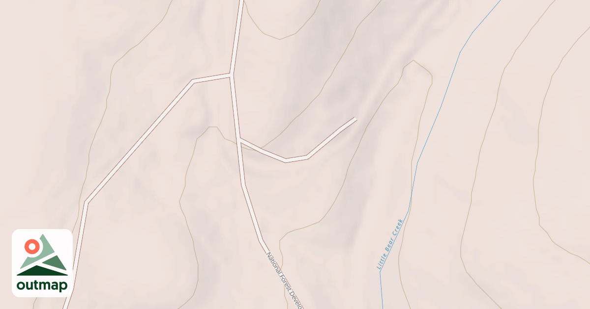 Map of USFS National Forest System Roads {2410A899-7D91-453C-B2A5-585268945DB6}