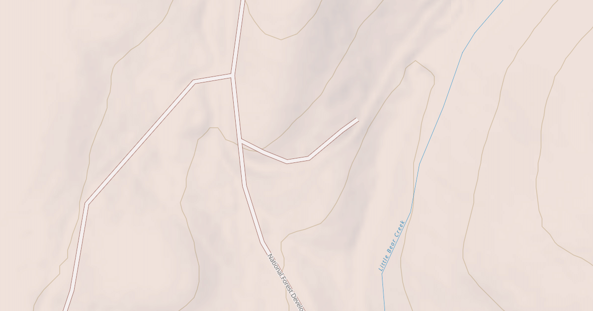 Map preview of USFS National Forest System Roads {2410A899-7D91-453C-B2A5-585268945DB6}