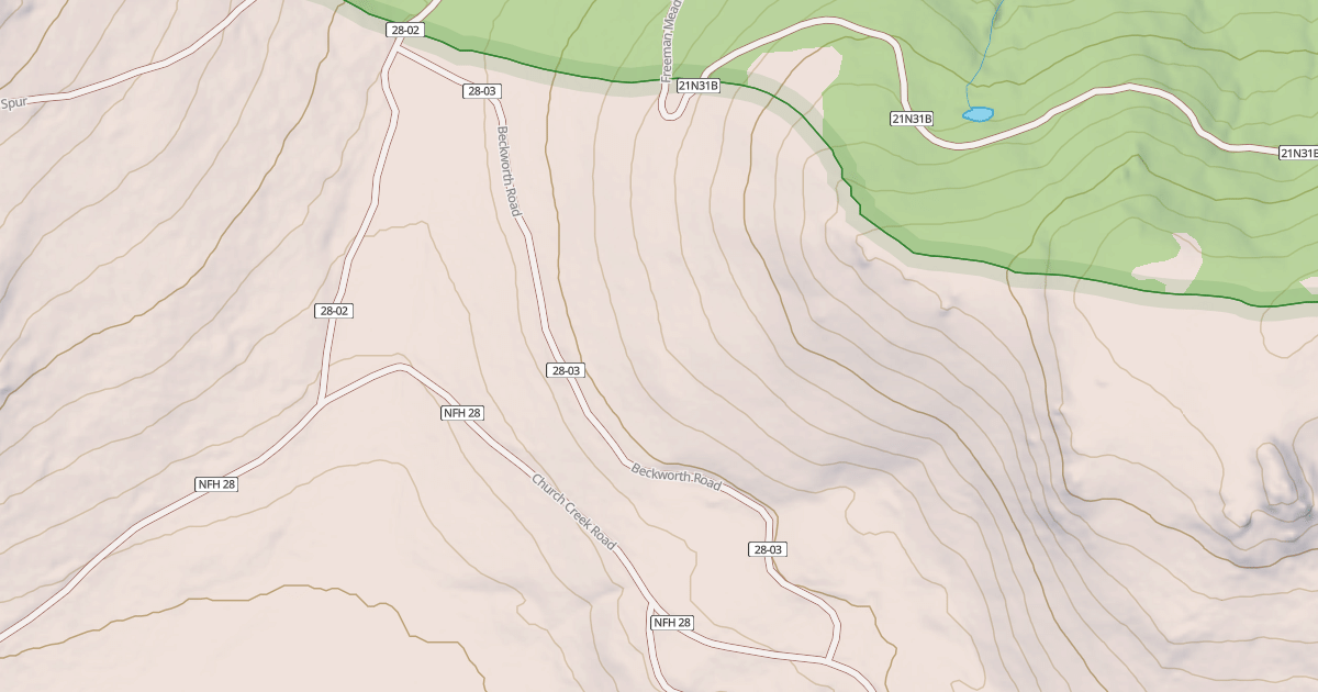 Map preview of BECKWORTH