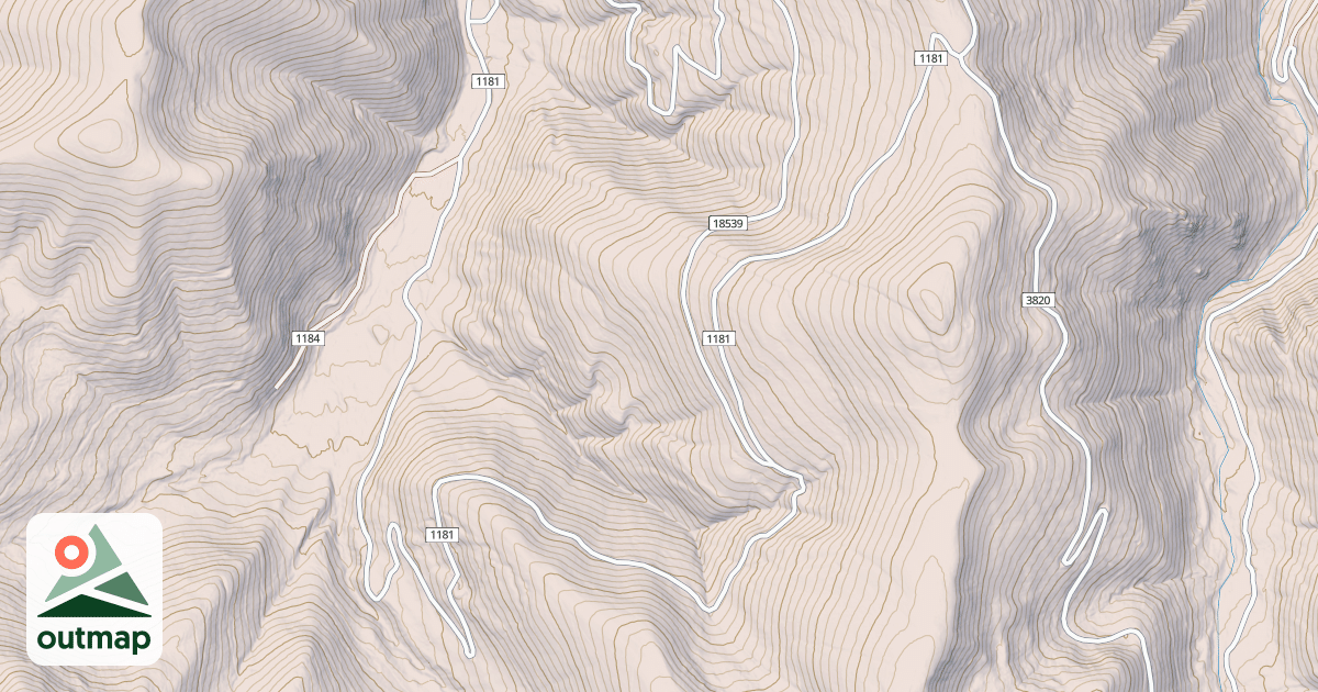 Map of MIDDLE FORK BIG CREEK