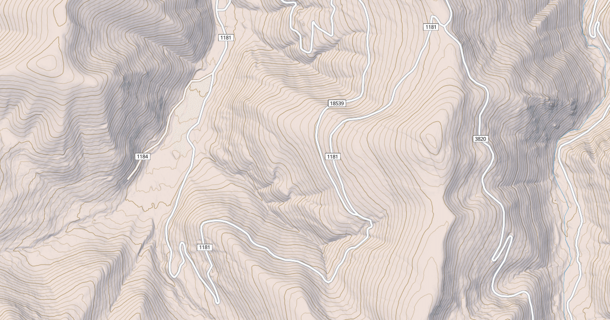 Map preview of MIDDLE FORK BIG CREEK